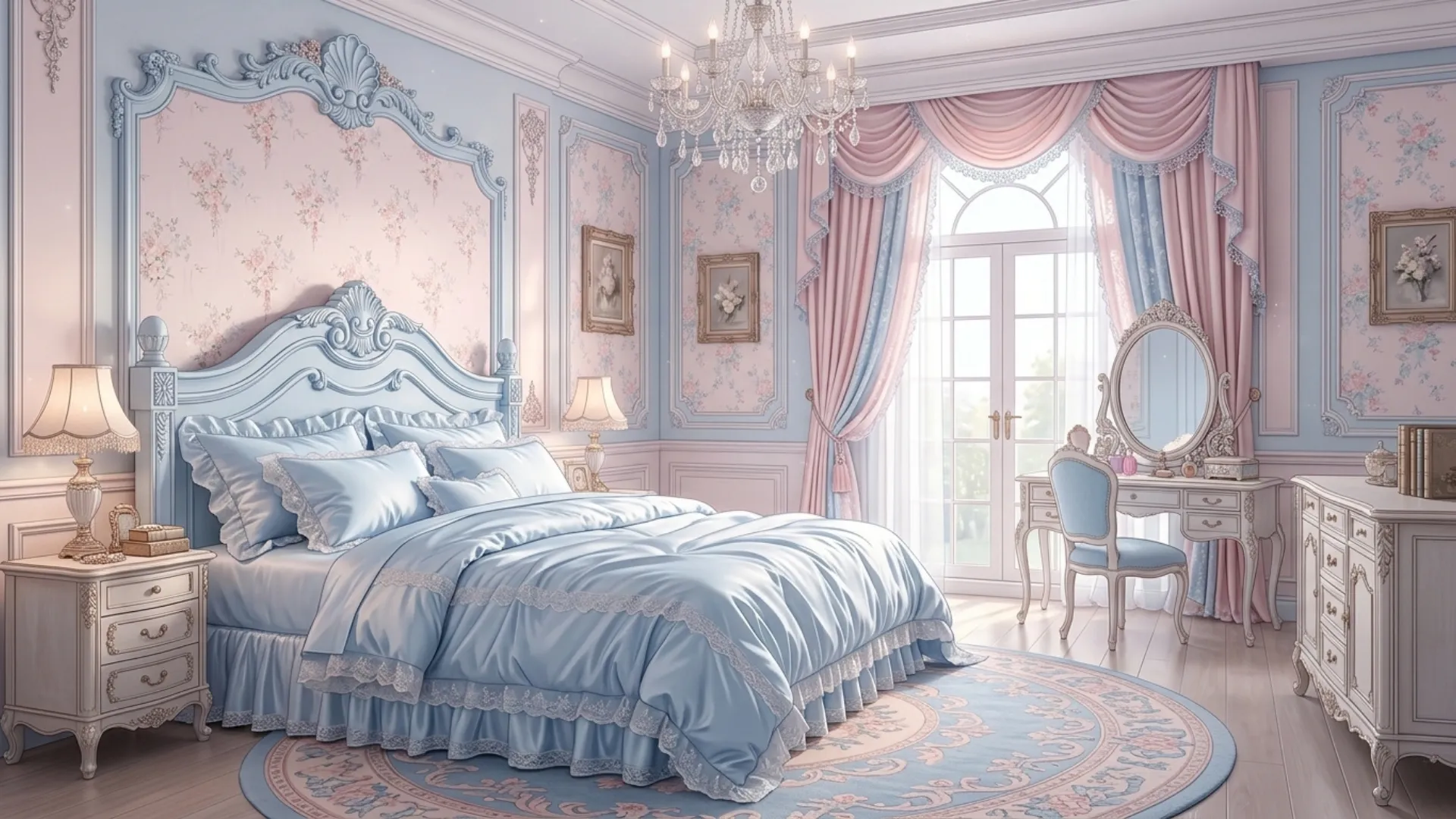 French learning scene: The Royal Bedroom